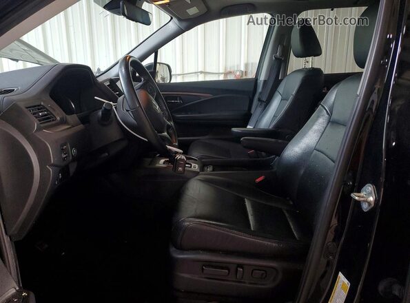 5FNYF6H59LB027000 2020 HONDA PILOT Черный Вид салона спереди