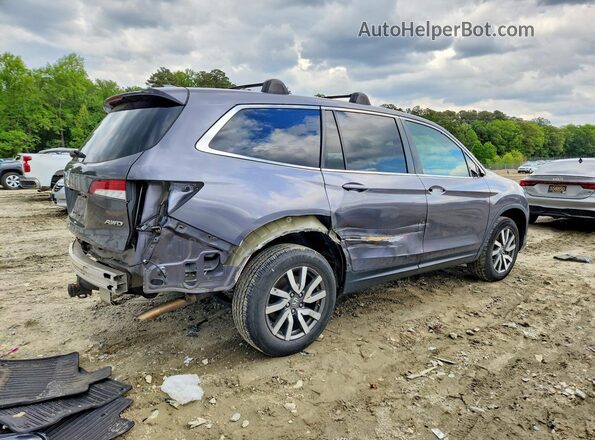 5FNYF6H59MB077302 2021 HONDA PILOT Gray Задня права чверть