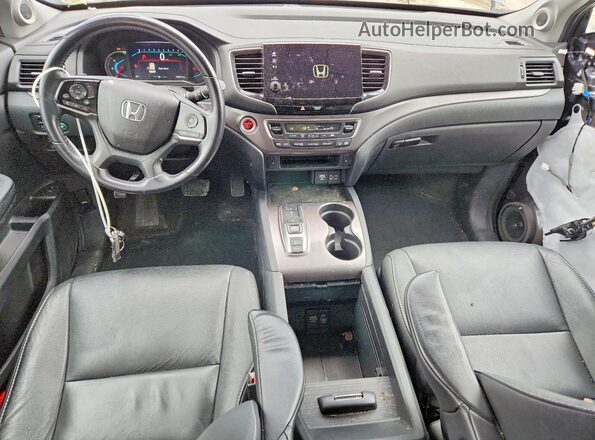 5FNYF6H59MB077302 2021 HONDA PILOT Gray Вид панелі приладів