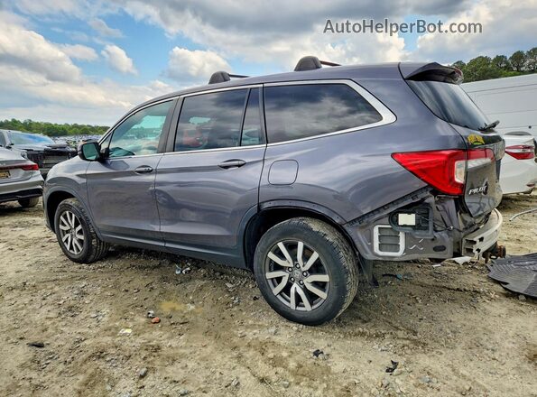 5FNYF6H59MB077302 2021 HONDA PILOT Gray Задня ліва чверть