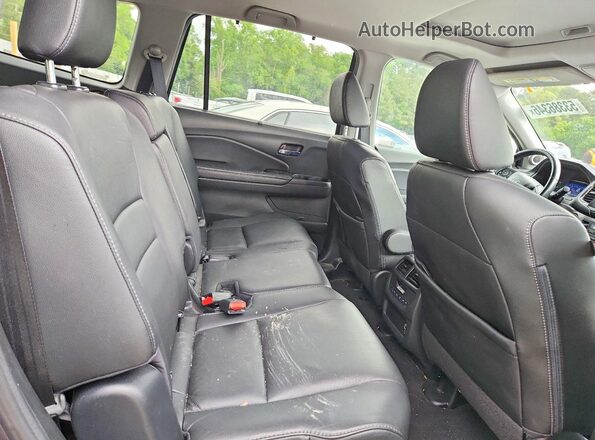 5FNYF6H59MB077302 2021 HONDA PILOT Gray Вид задньої частини салону