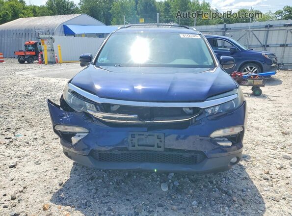 5FNYF6H5XHB079307 2017 HONDA PILOT Blue Front view