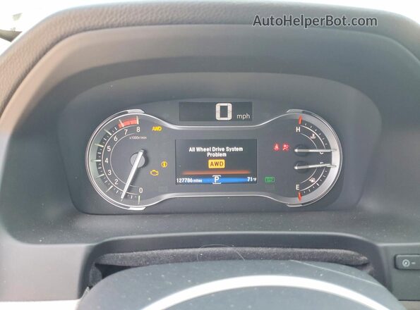 5FNYF6H5XHB079307 2017 HONDA PILOT Blue Instrument cluster view