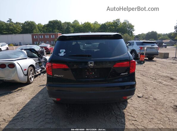 5FNYF6H5XHB083955 2017 HONDA PILOT Black 
