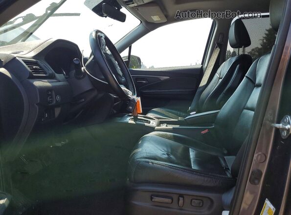 5FNYF6H5XKB029689 2019 HONDA PILOT Gray წინა სალონის ხედი