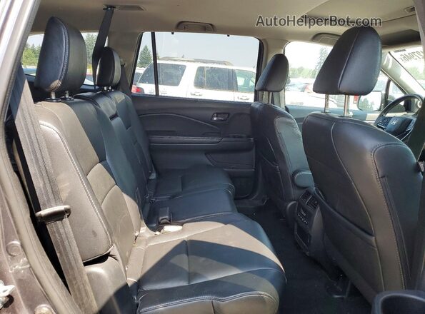 5FNYF6H5XKB029689 2019 HONDA PILOT Gray უკანა სალონის ხედი