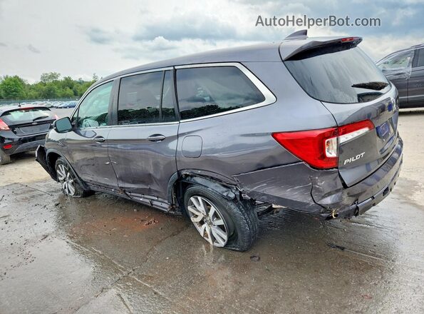 5FNYF6H5XKB076592 2019 HONDA PILOT Charcoal Rear left