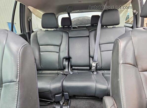 5FNYF6H5XKB076592 2019 HONDA PILOT Charcoal Rear seats view
