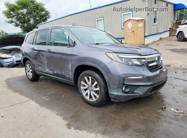 5FNYF6H5XKB076592 2019 HONDA PILOT Charcoal Front right