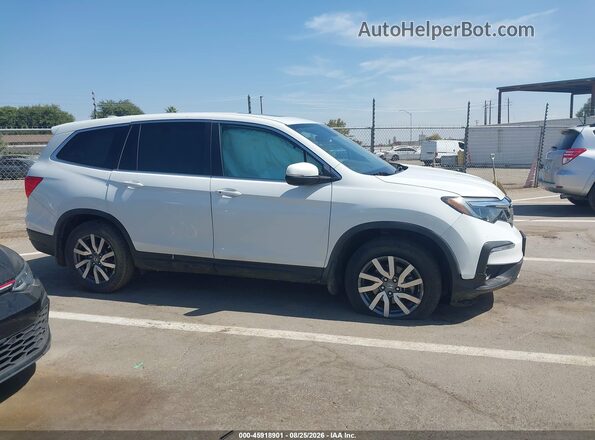 5FNYF6H5XLB028396 2020 HONDA PILOT White Widok wnętrza z tyłu