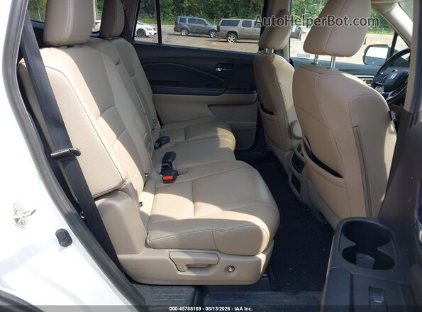5FNYF6H5XLB049023 2020 HONDA PILOT White VIN კოდის სტიკერის ხედი