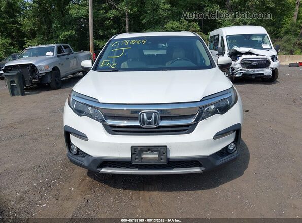 5FNYF6H5XLB049023 2020 HONDA PILOT White ხელსაწყოთა პანელის ხედი