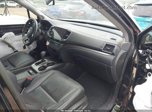 5FNYF6H5XLB059454 2020 HONDA PILOT Black Սալոնի դիմացի տեսք