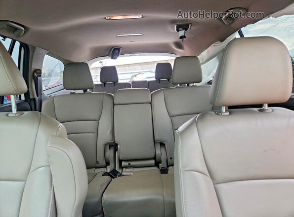 5FNYF6H5XNB009186 2022 HONDA PILOT White Вид задніх сидінь