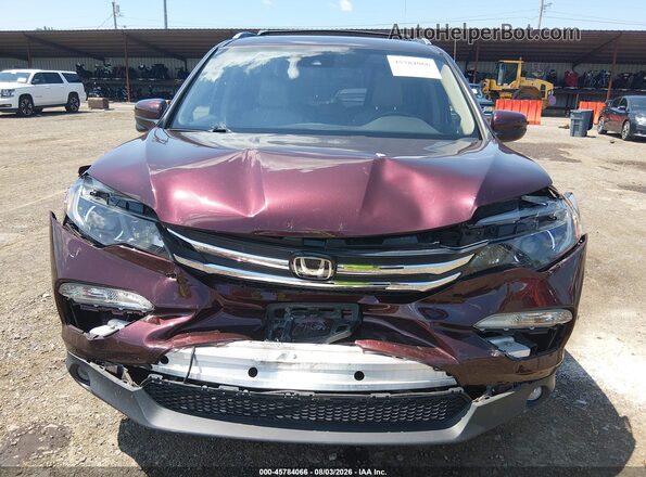 5FNYF6H60HB083424 2017 HONDA PILOT Red Դիմացի տեսք