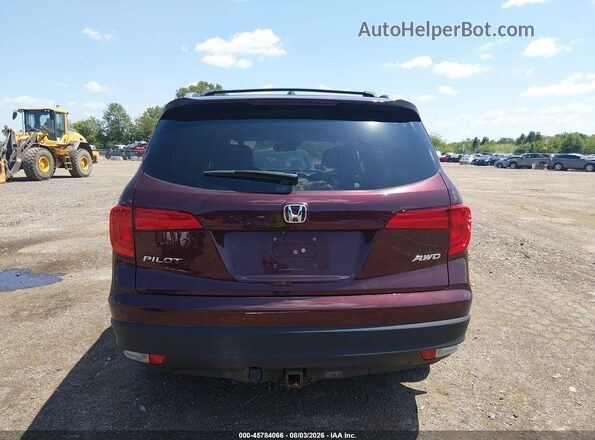 5FNYF6H60HB083424 2017 HONDA PILOT Red 