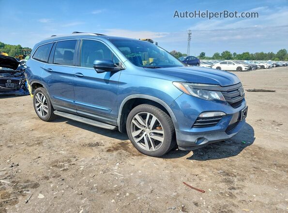 5FNYF6H63JB050925 2018 HONDA PILOT Blue Przód prawy