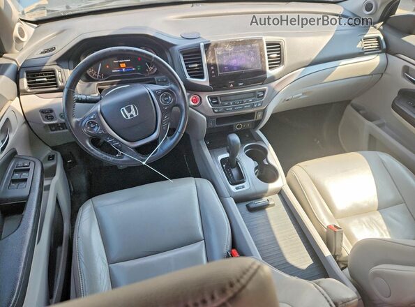 5FNYF6H63JB050925 2018 HONDA PILOT Blue Widok deski rozdzielczej