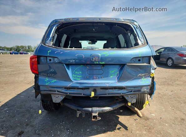 5FNYF6H63JB050925 2018 HONDA PILOT Blue Widok z tyłu