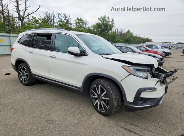 5FNYF6H64KB011066 2019 HONDA PILOT White Przód prawy