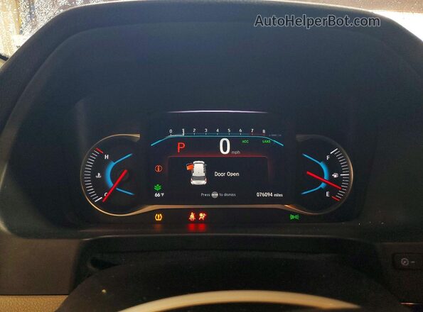 5FNYF6H65MB028820 2021 HONDA PILOT Maroon ხელსაწყოთა პანელის ხედი