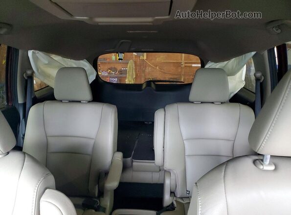 5FNYF6H65MB028820 2021 HONDA PILOT Maroon უკანა სავარძლების ხედი