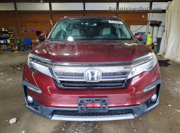 5FNYF6H65MB028820 2021 HONDA PILOT Maroon წინა ხედი