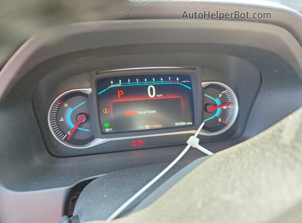 5FNYF6H66NB056742 2022 HONDA PILOT Black Вид щитка приладів