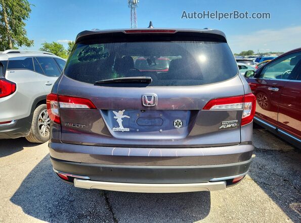 5FNYF6H67LB014092 2020 HONDA PILOT Silver Հետևի տեսք