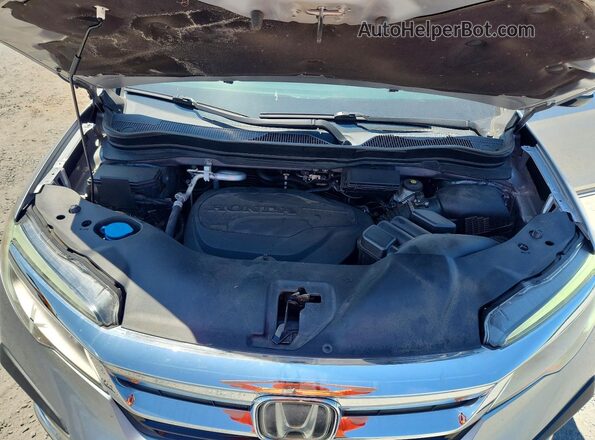 5FNYF6H67MB058224 2021 HONDA PILOT Silver ძრავის განყოფილების ხედი