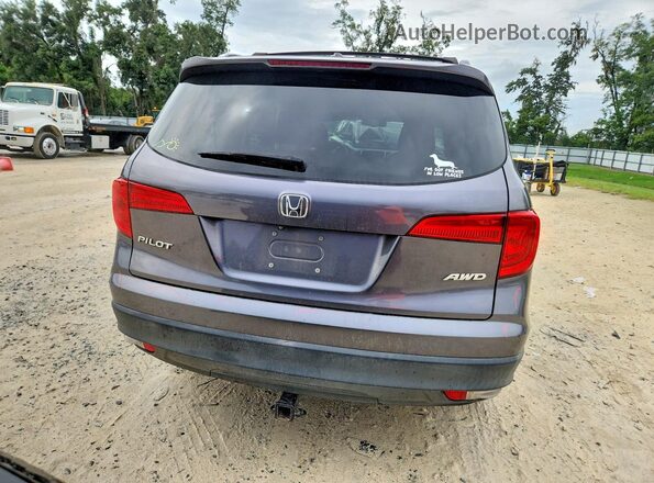 5FNYF6H69HB054083 2017 HONDA PILOT Gray უკანა ხედი