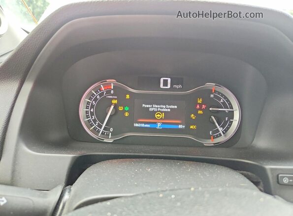 5FNYF6H69HB054083 2017 HONDA PILOT Gray ხელსაწყოთა პანელის ხედი