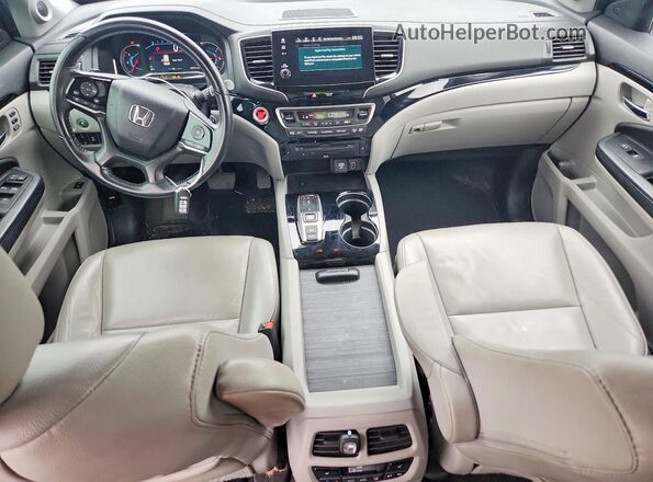 5FNYF6H69MB058208 2021 HONDA PILOT Серебряный Вид панели приборов