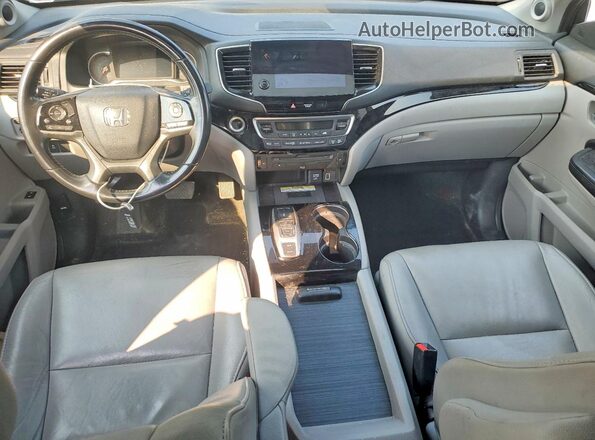 5FNYF6H6XKB093000 2019 HONDA PILOT Black წინა პანელის ხედი