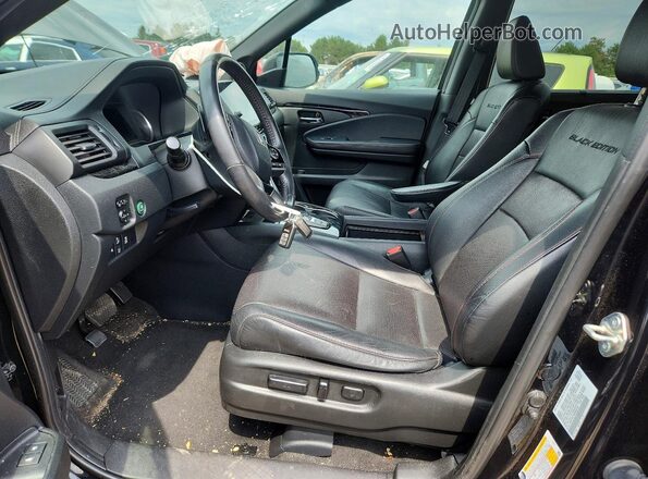 5FNYF6H70MB007544 2021 HONDA PILOT Черный Вид салона спереди
