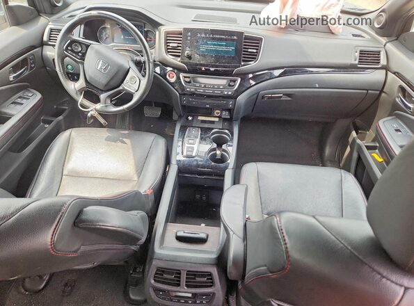5FNYF6H70MB007544 2021 HONDA PILOT Черный Вид панели приборов