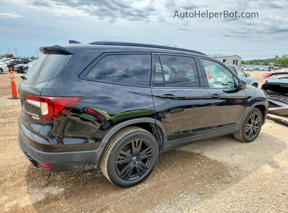5FNYF6H70MB007544 2021 HONDA PILOT Черный Задняя правая четверть