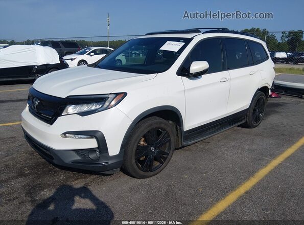 5FNYF6H71MB049866 2021 HONDA PILOT White წინა მარცხენა ხედი სამი მეოთხედიდან