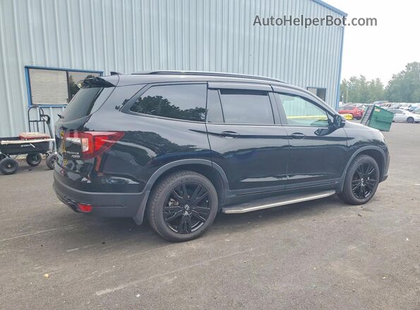 5FNYF6H72NB034455 2022 HONDA PILOT Black Задня права чверть