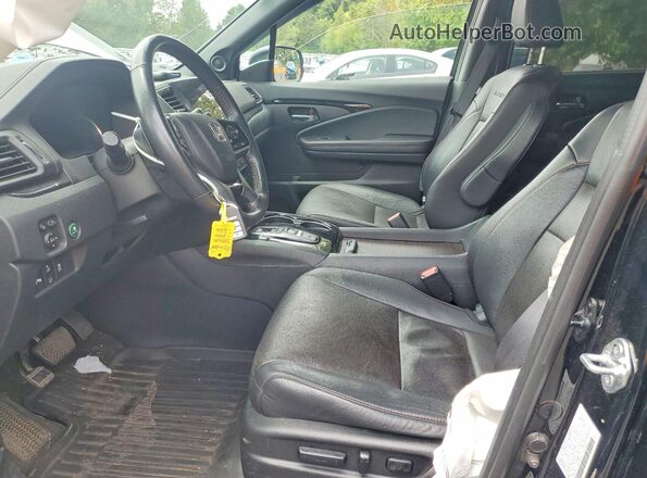 5FNYF6H72NB034455 2022 HONDA PILOT Black Вид салону спереду