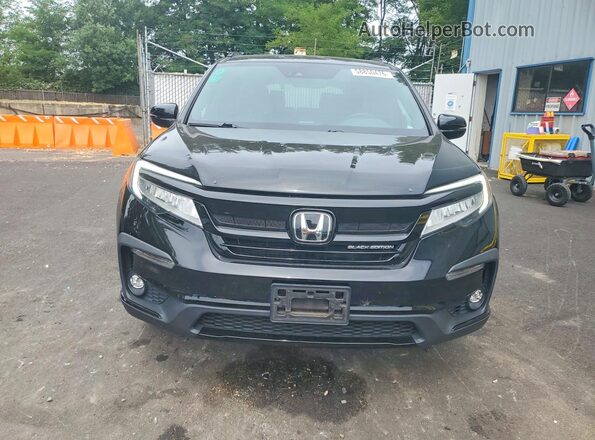 5FNYF6H72NB034455 2022 HONDA PILOT Black Вид спереду
