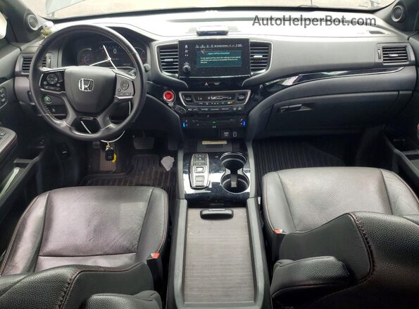 5FNYF6H72NB034455 2022 HONDA PILOT Black Вид панелі приладів