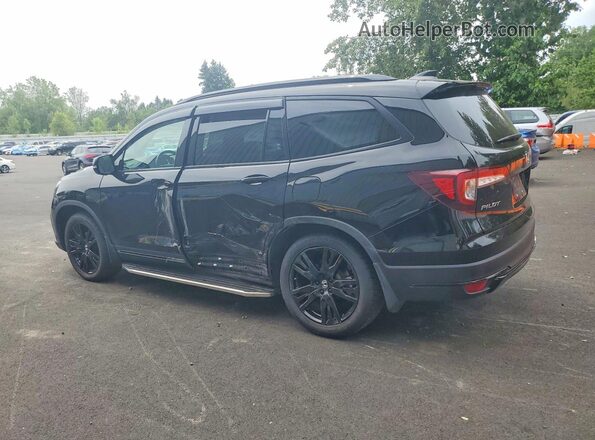 5FNYF6H72NB034455 2022 HONDA PILOT Black Задня ліва чверть