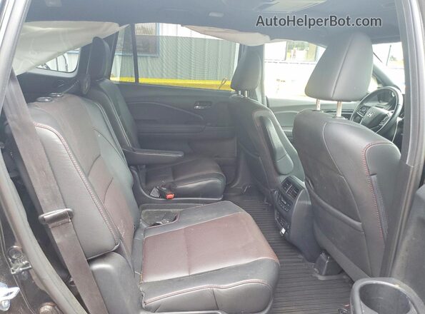 5FNYF6H72NB034455 2022 HONDA PILOT Black Вид задніх сидінь