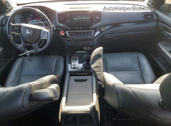 5FNYF6H72NB044502 2022 HONDA PILOT White Առջևի վահանակի տեսք