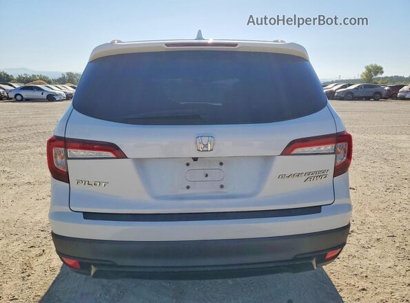 5FNYF6H72NB044502 2022 HONDA PILOT White Հետևի տեսք