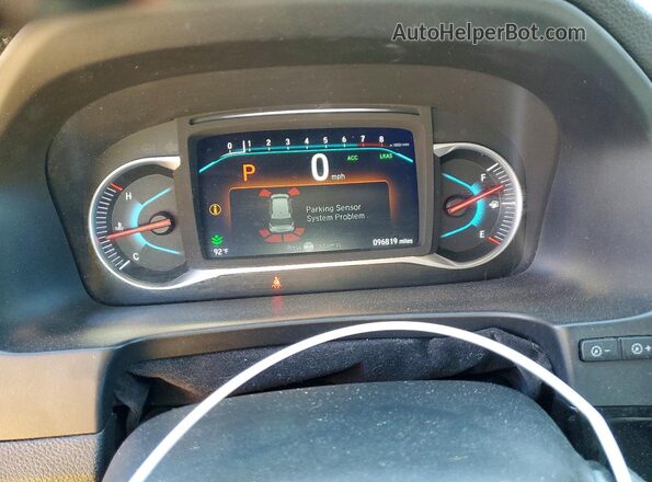 5FNYF6H72NB044502 2022 HONDA PILOT White Սարքավորումների վահանակի տեսք