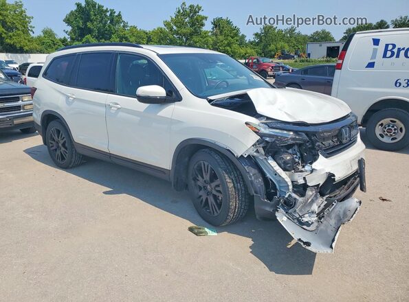 5FNYF6H73MB062974 2021 HONDA PILOT White Delantero derecho