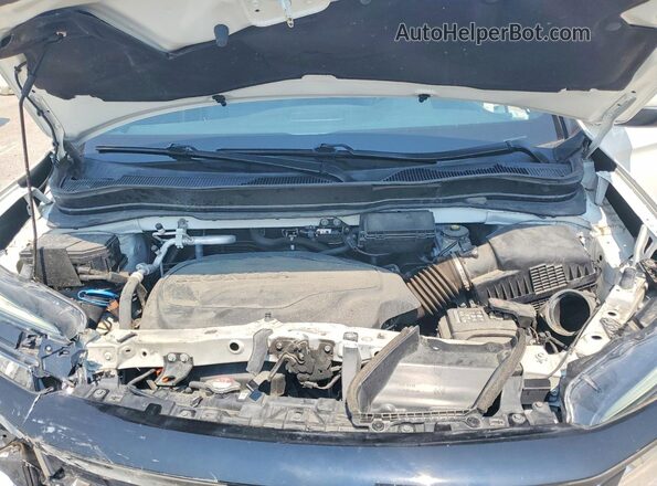 5FNYF6H73MB062974 2021 HONDA PILOT White Vista del compartimento del motor