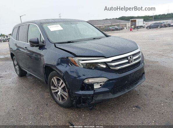 5FNYF6H74HB012008 2017 HONDA PILOT Синий Вид спереди